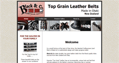 Desktop Screenshot of leatherbelts.co.nz