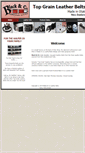 Mobile Screenshot of leatherbelts.co.nz